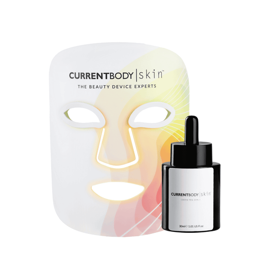 CurrentBody Skin LED 4-in-1 Face Mask x Green Tea Serum (Worth £494)