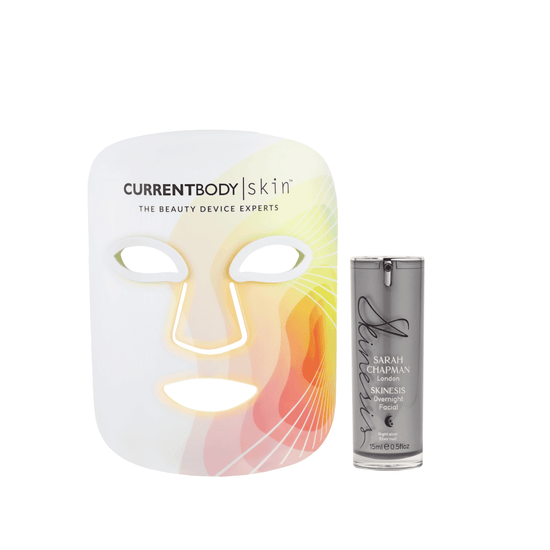 CurrentBody Skin LED 4-in-1 Face Mask x Sarah Chapman Overnight Facial Duo (Worth £511)