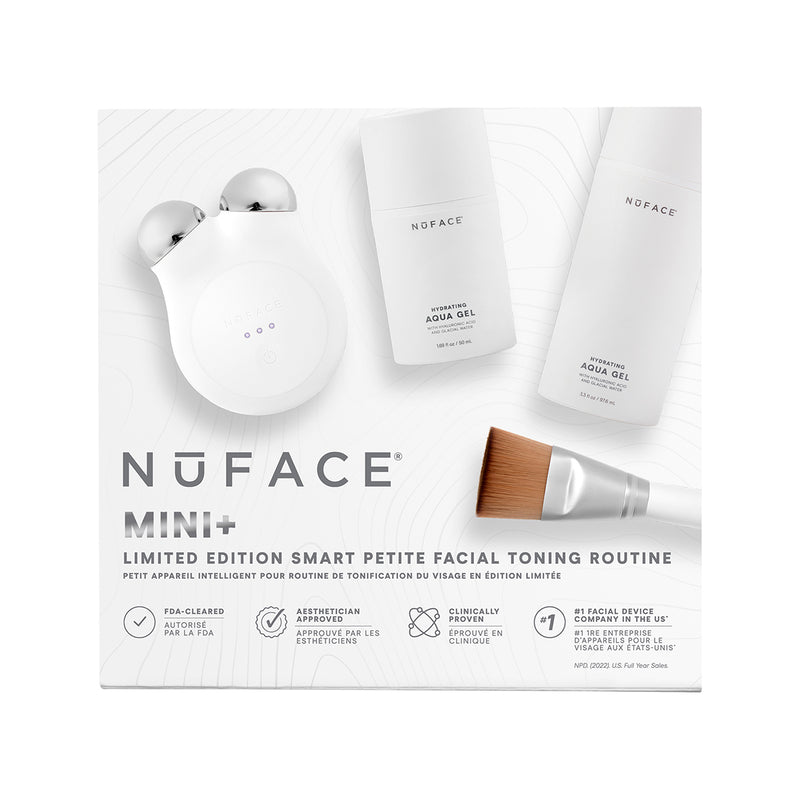 NuFACE Mini+ Set Limited Edition Smart Petite Facial Toning 