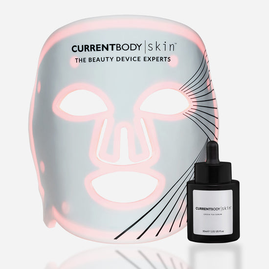 CurrentBody Skin LED Face Mask & Green Tea Serum (30ml)