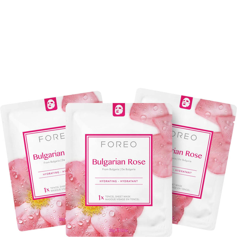 FOREO Bulgarian Rose Moisture-Boosting Sheet CurrentBody Mask | Face